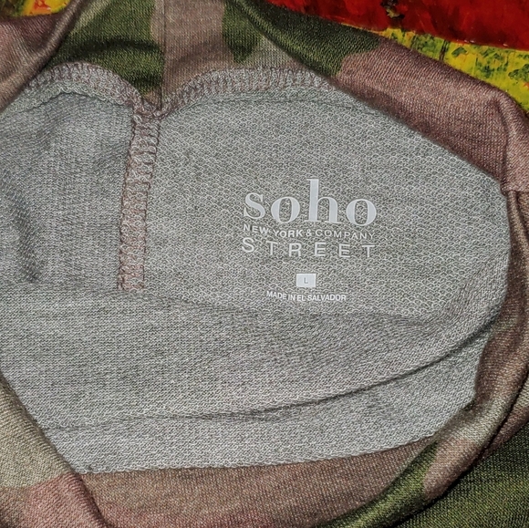 Soho camouflage womens dress - Picture 4 of 4